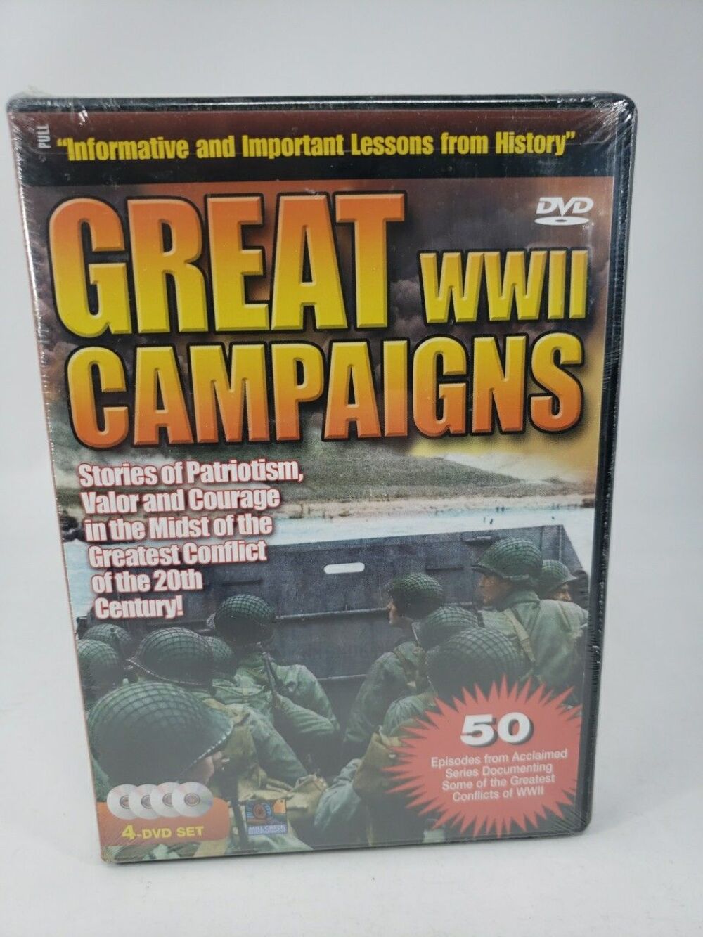 Great WWII Campaigns (DVD, 2007, 4-Disc Set) NEW Factory Sealed NOS